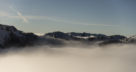 A foggy view to Zauchensee