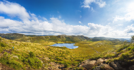 Magnificent view from the Dalsnuten mountain