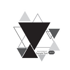  Abstract geometric vector background with triangles.