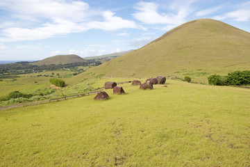 Obraz premium Easter island, Chile