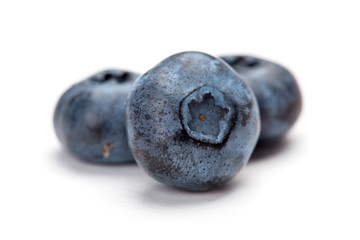 Blueberry. Fresh berries isolated on white background.