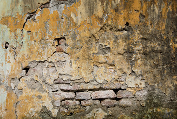 Texture of old dirty and moldy wall