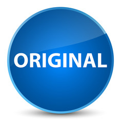 Original elegant blue round button