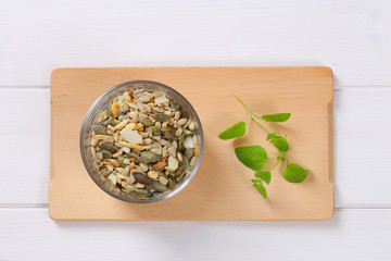 Obraz na płótnie Canvas Seed mix for salads or soups