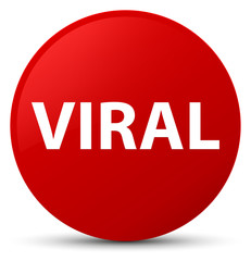 Viral red round button