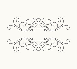 Hand drawn decorative border