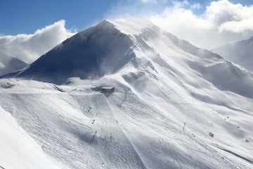 Fototapeta na wymiar Austria ski - Bad Gastein resort