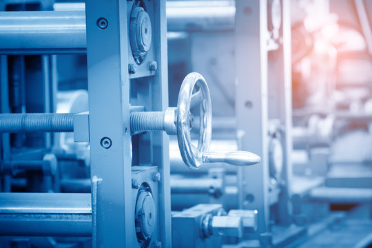 Pipes and red safety valves.