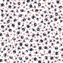 Seamless pattern with dots, circles, spots, points. Fashion trend background for printing on fabric, paper, wrapping