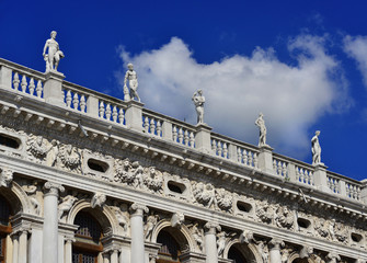 Venice Saint Mark Library beautiful renaissance balustrade