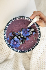 Acai Blueberry Smoothie Bowl
