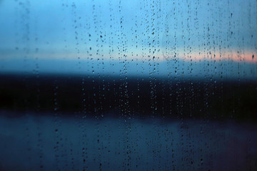 rain on the window