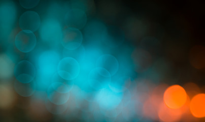 Beautiful abstract Background with bokeh lights.