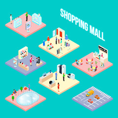 Shopping Mall Set Object