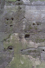 graue Betonwand