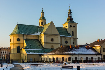 Bernardine Basilica in Rzeszow city, Podkarpackie, Poland