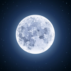 Fototapeta na wymiar Illustration of Moon