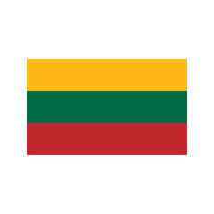 Lithuania flag illustration