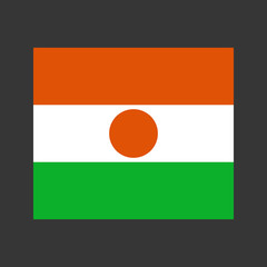 Niger flag illustration