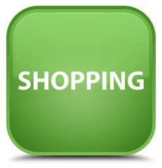Shopping special soft green square button