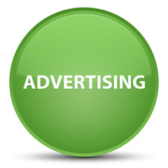 Advertising special soft green round button