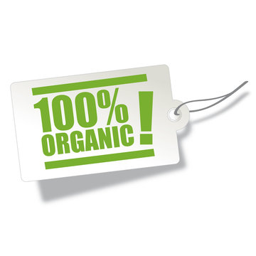 organic label illustration