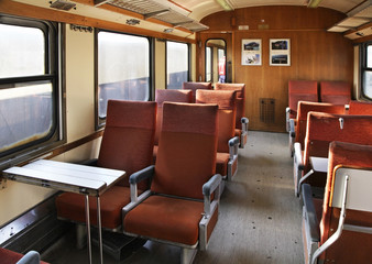 Train Caplina - Sarajevo. Bosnia and Herzegovina