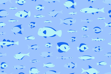 seamless pattern fishes