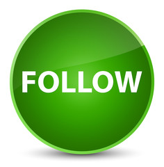 Follow elegant green round button