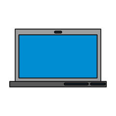 laptop computer icon image vector illustration design 