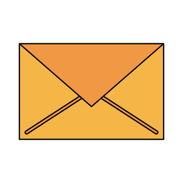 closed message envelope icon image vector illustration design 