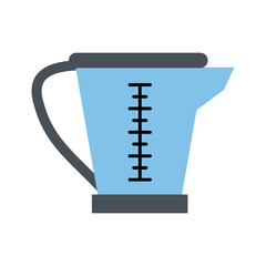 measuring cup kitchenware icon image vector illustration design 