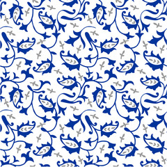 Fototapeta na wymiar paisley ornamental pattern