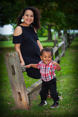 mother and son