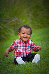 boy sitting