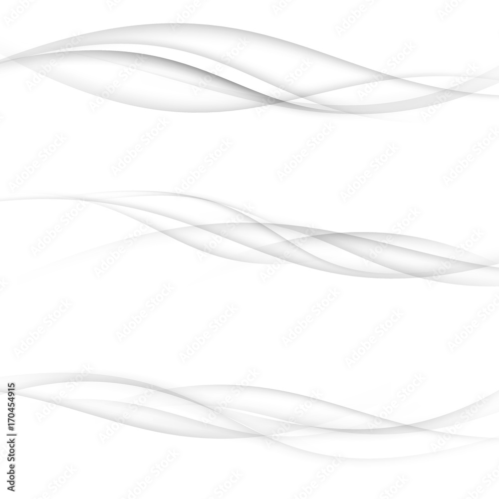 Canvas Prints modern transparent swoosh speed halftone modernistic lines collection. elegant futuristic wind smoot