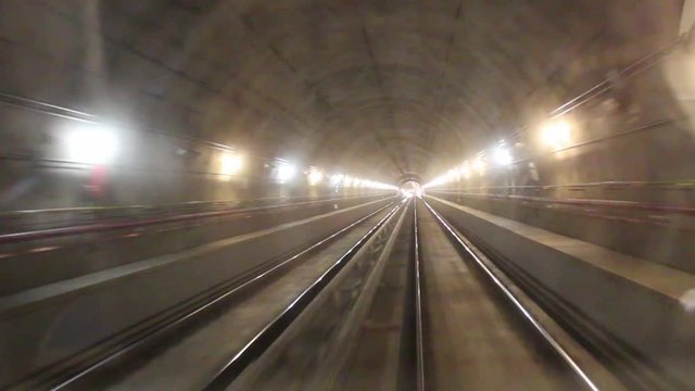Tunnel metropolitana time lapse
