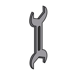 wrench tool icon image vector illustration design 