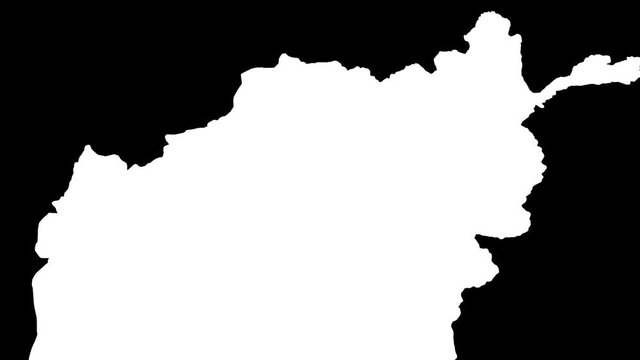 Balkh - Afghanistan, province extruded. Satellite