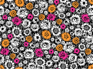Seamless flower pattern.