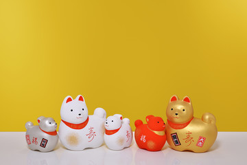 干支の置物　戌年