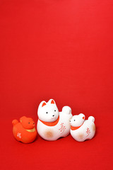 干支の置物　戌年