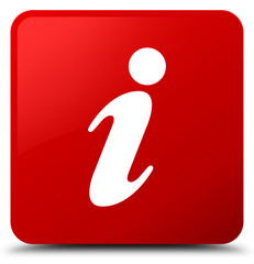 Info icon red square button