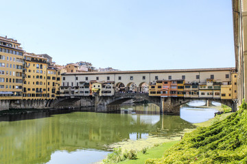 Fototapeta na wymiar Florence Old Bridge (Ponte Vecchio Firenze)