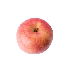 Fresh red apple isolated on white background