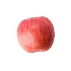 Fresh red apple isolated on white background