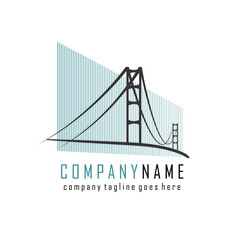 Bridge company logo design