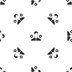 Selection pattern seamless black