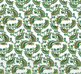 Fototapeta na wymiar paisley pattern for textile and wrapping use