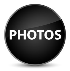 Photos elegant black round button